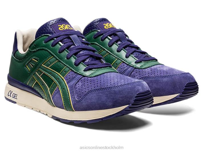 Asics gt-ii män D6D0777 lila matt/jägargrön