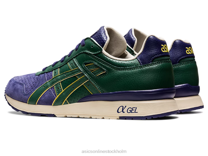 Asics gt-ii män D6D0777 lila matt/jägargrön