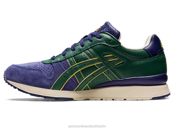 Asics gt-ii män D6D0777 lila matt/jägargrön
