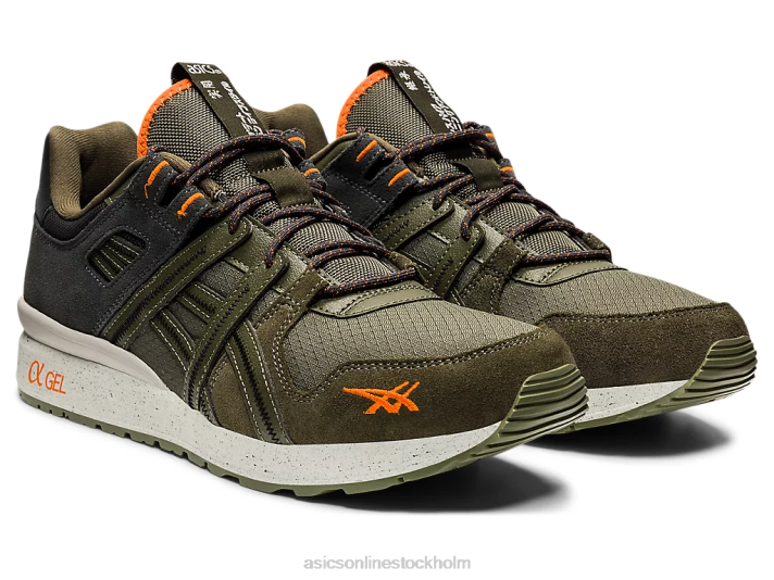 Asics gt-ii re män D6D01259 olivduk/habanero