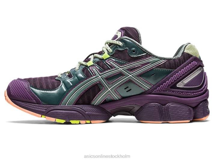 Asics hjärndöd x gel-nimbus 9 män D6D0154 nattskugga/lagerkrans