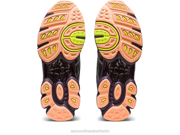 Asics hjärndöd x gel-nimbus 9 män D6D0154 nattskugga/lagerkrans