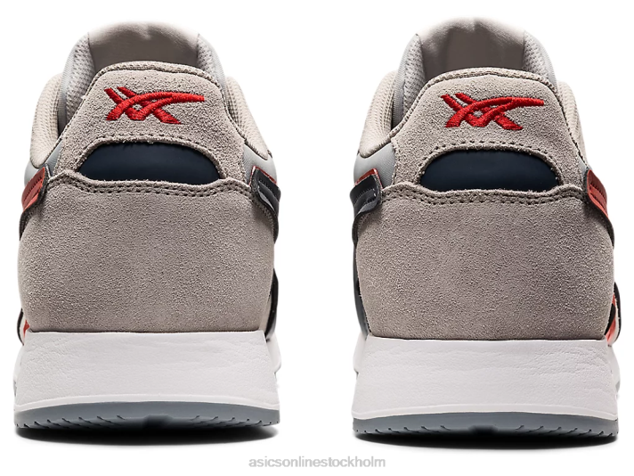 Asics lyte klassiker män D6D01335 glaciärgrå/röd lera