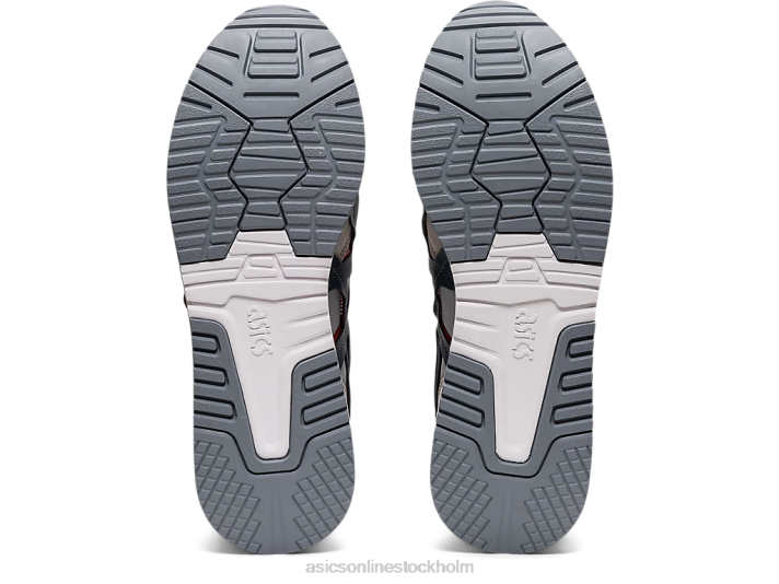 Asics lyte klassiker män D6D01335 glaciärgrå/röd lera