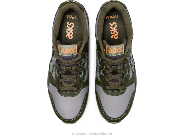 Asics lyte klassiker män D6D0830 lergrå/lavgrön