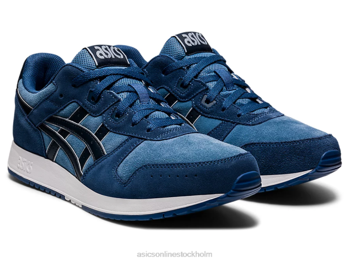 Asics lyte klassiker män D6D0990 grå tandtråd/fransk blå