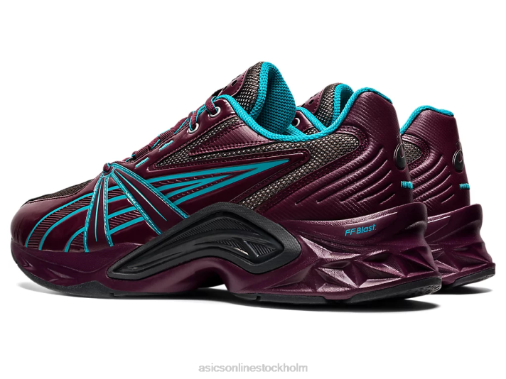 Asics protoblast män D6D01112 djup mars/lagun