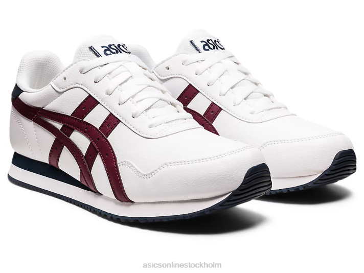 Asics tigerlöpare män D6D01072 vit/rosell