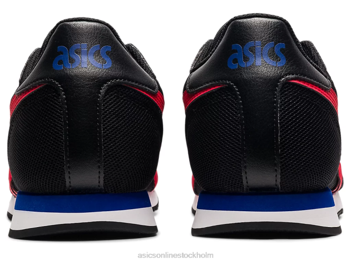 Asics tigerlöpare män D6D01740 svart/elektrisk röd