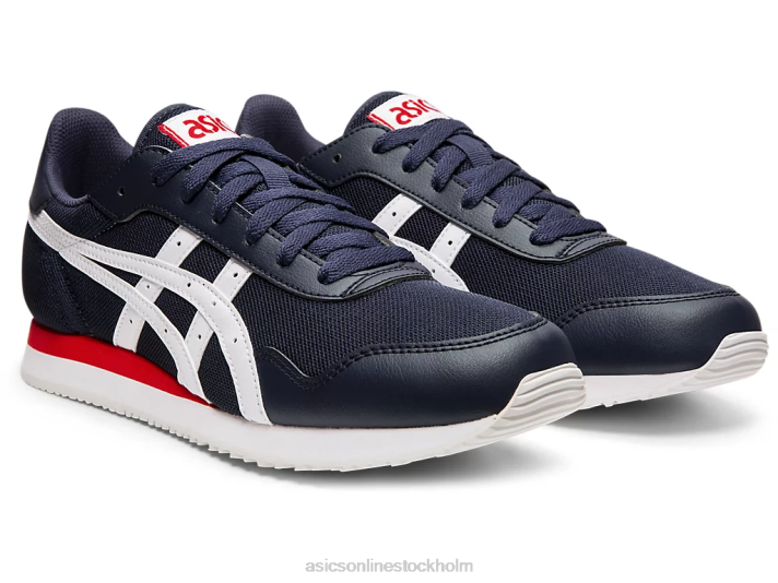 Asics tigerlöpare män D6D02106 midnatt/vit