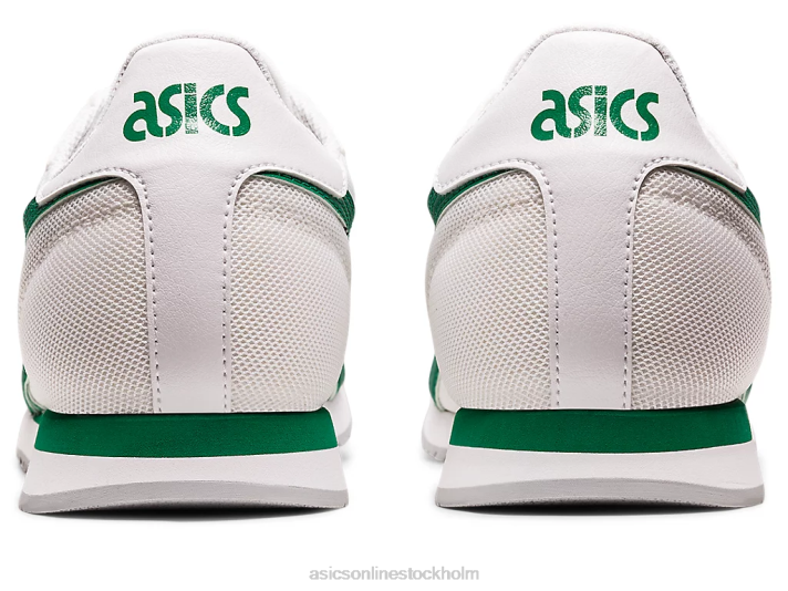 Asics tigerlöpare män D6D0694 vit/grönkål