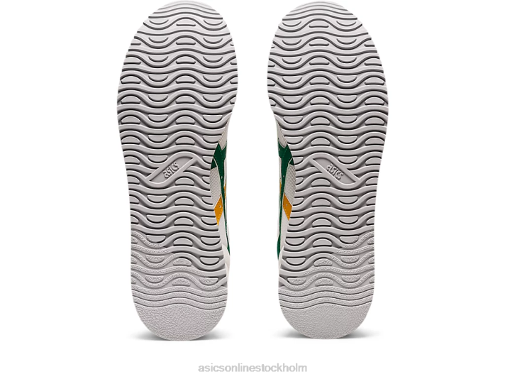 Asics tigerlöpare män D6D0694 vit/grönkål