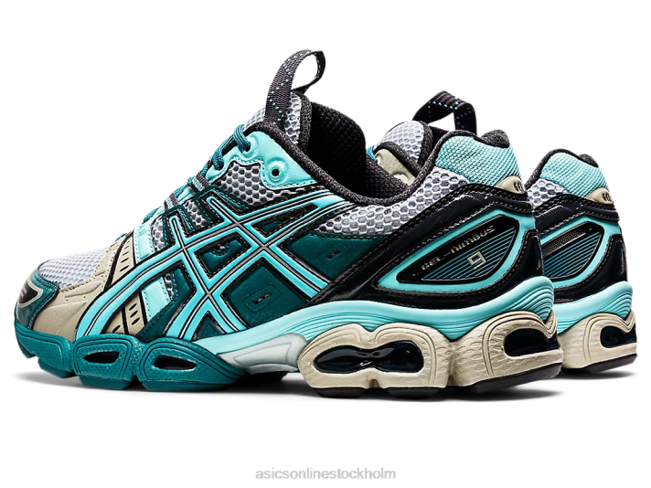 Asics ub3-s gel-nimbus 9 män D6D01251 piemontegrå/arubablå