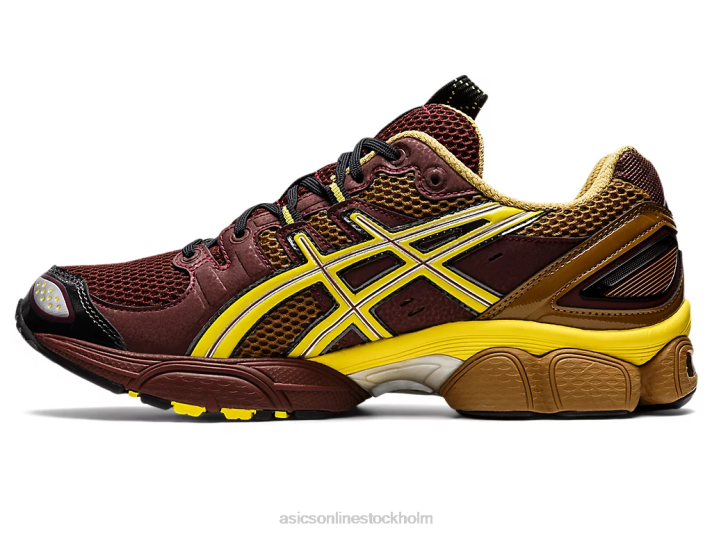 Asics ub3-s gel-nimbus 9 män D6D01252 romrussin/grön glans