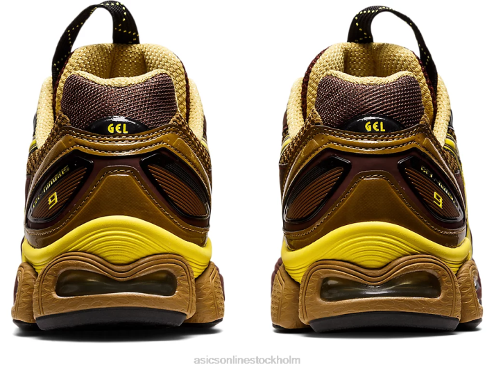 Asics ub3-s gel-nimbus 9 män D6D01252 romrussin/grön glans