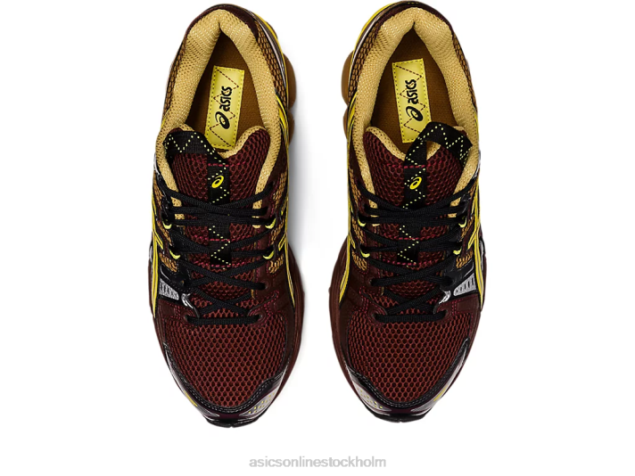 Asics ub3-s gel-nimbus 9 män D6D01252 romrussin/grön glans