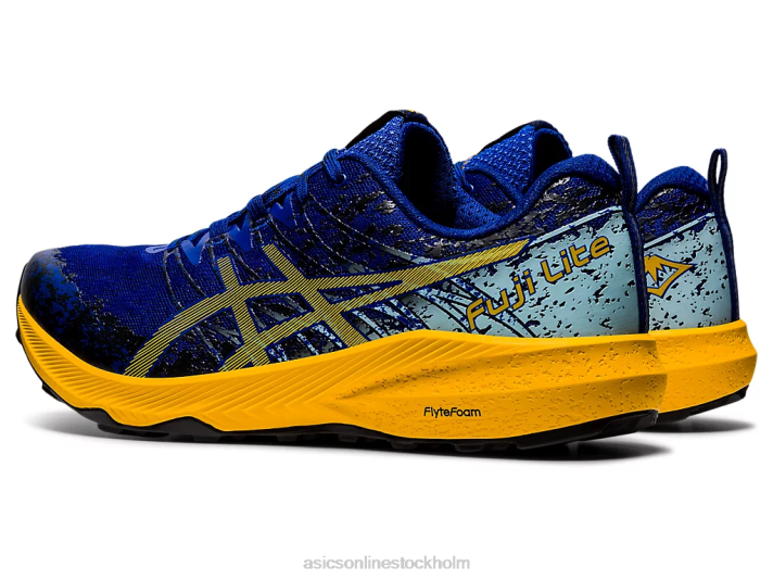 Asics fuji lite 2 män D6D01866 monaco blå/solros