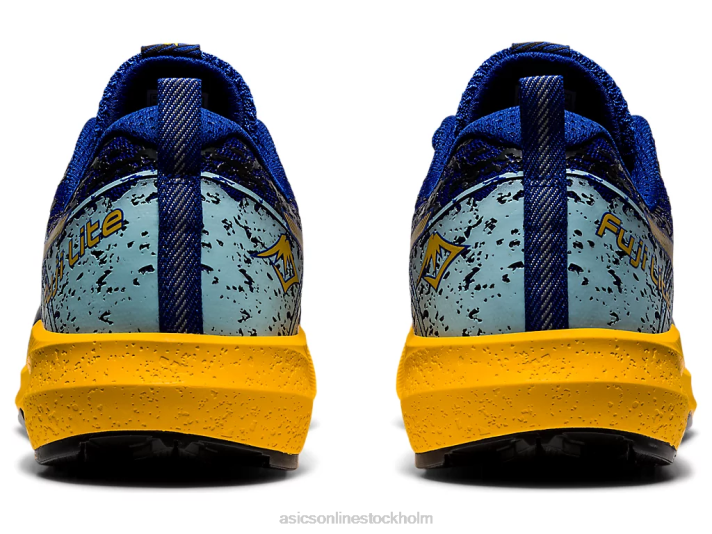 Asics fuji lite 2 män D6D01866 monaco blå/solros