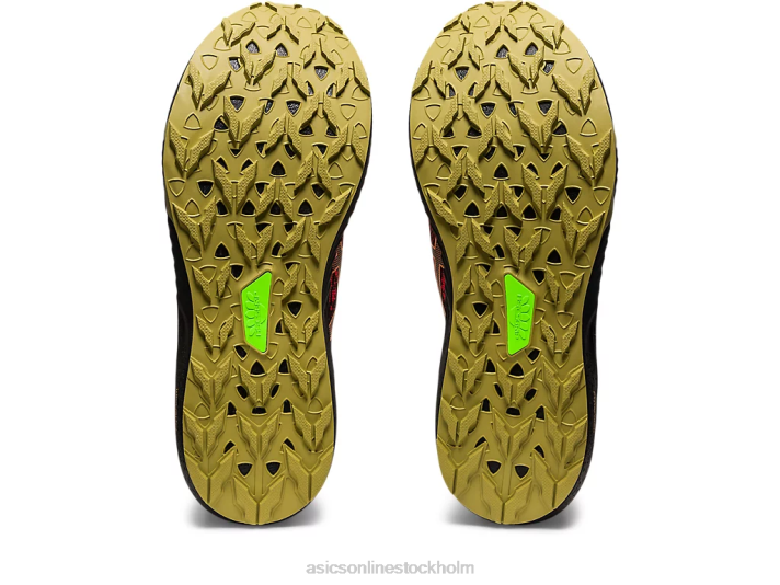 Asics fuji lite 3 män D6D0620 elektrisk röd/svart