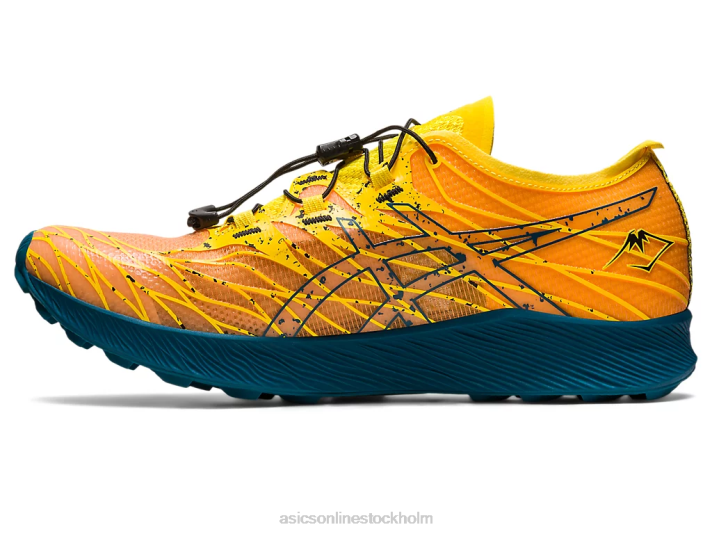 Asics fujispeed män D6D0636 gyllene gul/bläck kricka