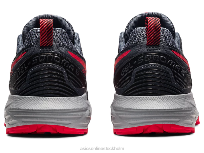 Asics gel-sonom 6 män D6D01777 bärare grå/elektrisk röd