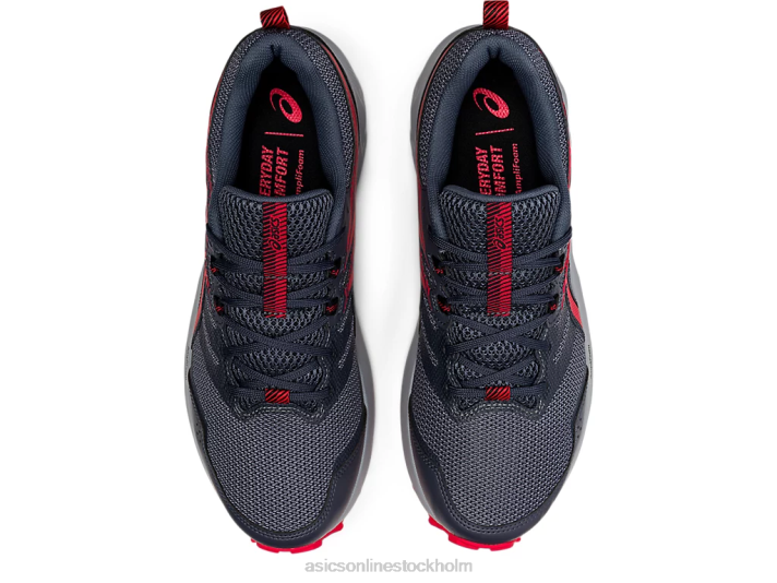 Asics gel-sonom 6 män D6D01777 bärare grå/elektrisk röd