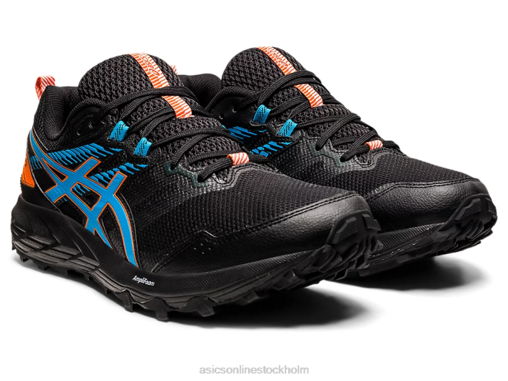 Asics gel-sonom 6 män D6D01952 svart/digital aqua