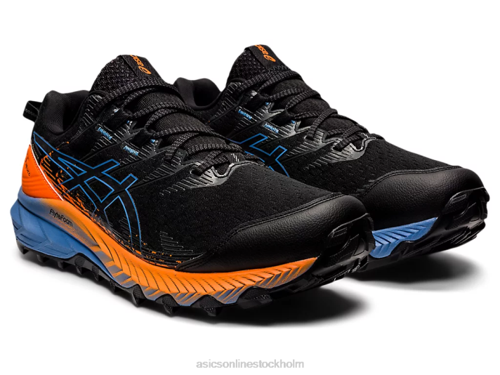 Asics gel-trabuco 10 gtx män D6D01152 svart/blå harmoni