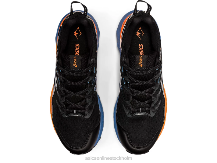 Asics gel-trabuco 10 gtx män D6D01152 svart/blå harmoni