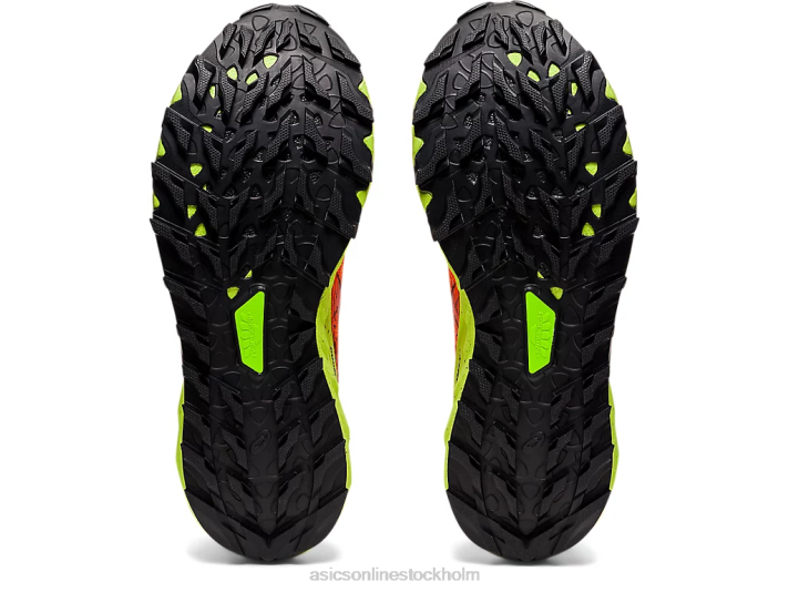 Asics gel-trabuco 10 män D6D01456 chockerande orange/svart