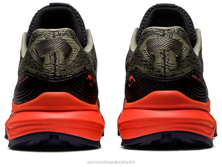 Asics gel-trabuco 10 män D6D0599 mantelgrön/midnatt