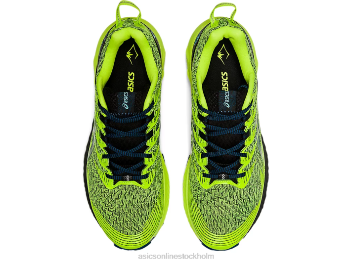 Asics gel-trabuco 10 män D6D0655 fara grön/svart