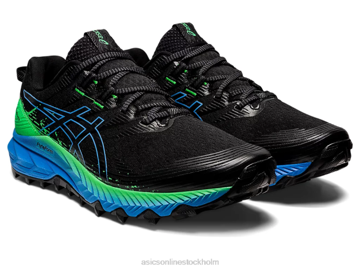 Asics gel-trabuco 10 män D6D0959 svart/blå kust