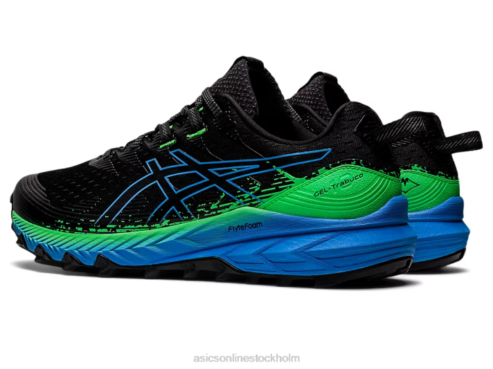 Asics gel-trabuco 10 män D6D0959 svart/blå kust