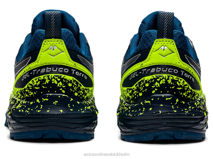 Asics gel-trabuco terra män D6D01586 mako blå/rent silver