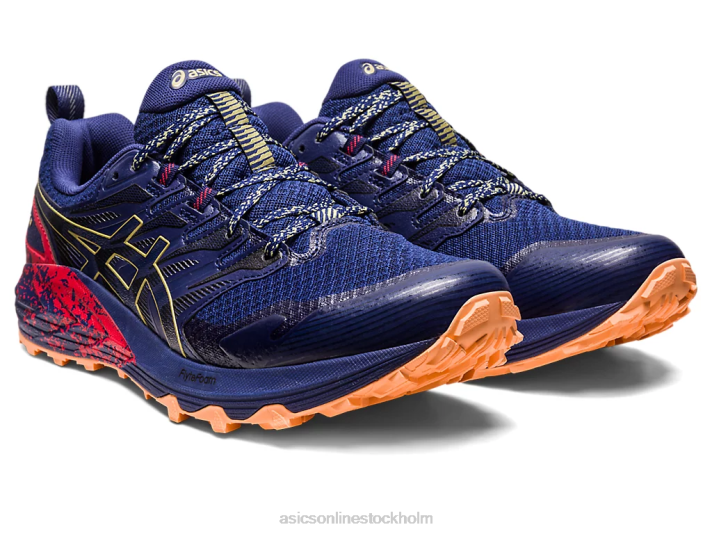 Asics gel-trabuco terra män D6D0637 indigoblå/olivolja