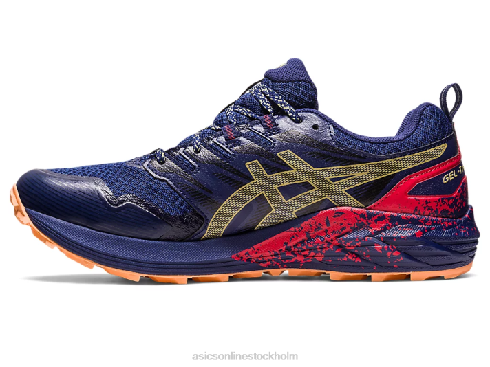 Asics gel-trabuco terra män D6D0637 indigoblå/olivolja