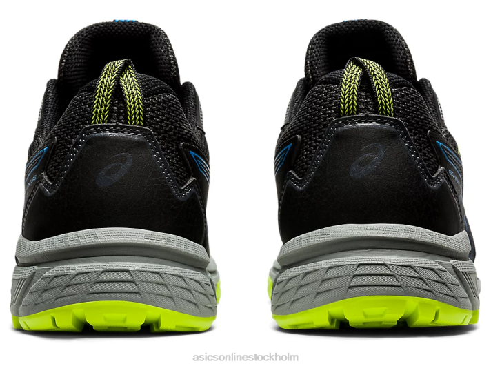 Asics gel-venture 8 extra bred män D6D01850 svart/directoire blå