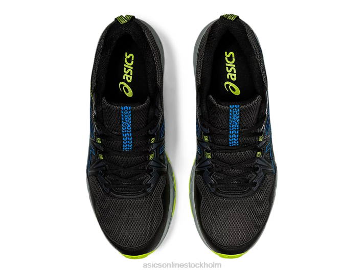 Asics gel-venture 8 extra bred män D6D01850 svart/directoire blå