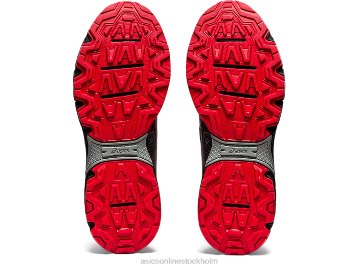 Asics gel-venture 8 extra bred män D6D01864 metropol/klassisk röd