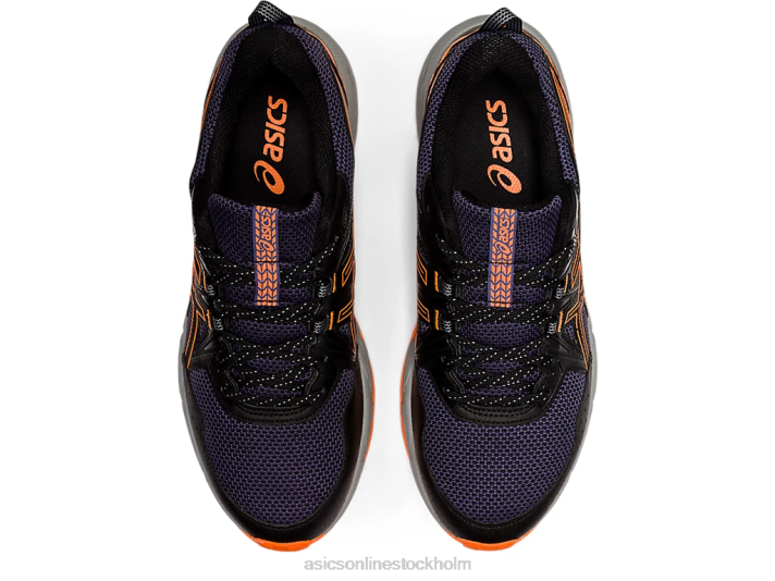 Asics gel-venture 8 män D6D01490 svart/chockerande orange