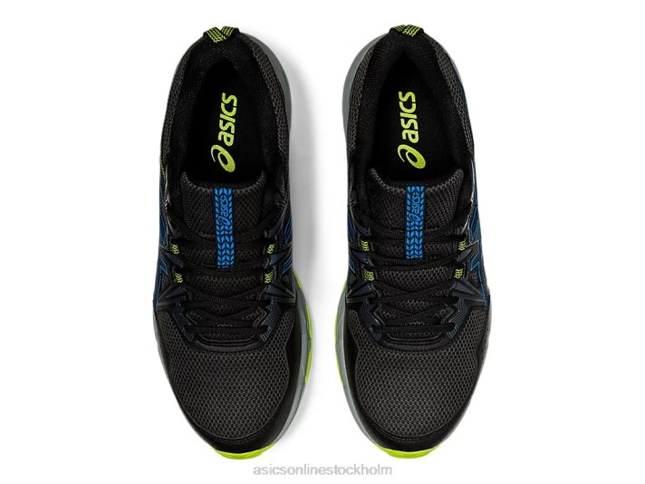 Asics gel-venture 8 män D6D01557 svart/directoire blå