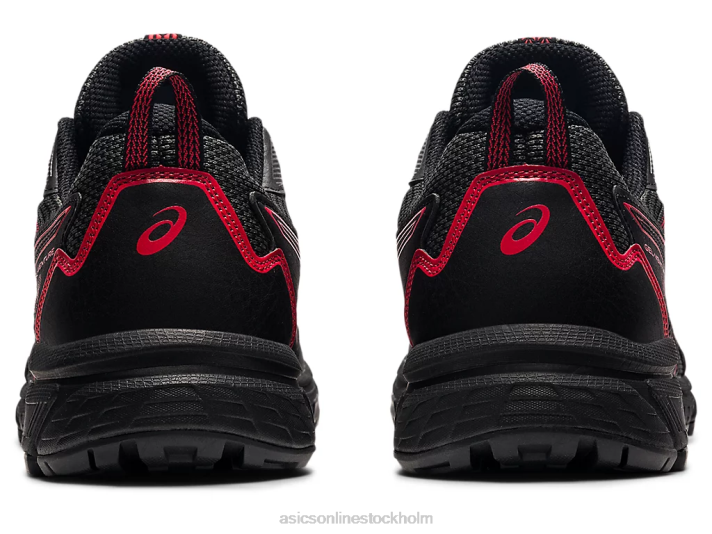 Asics gel-venture 8 män D6D01621 svart/elektrisk röd