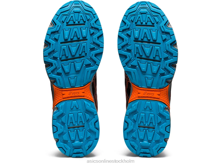 Asics gel-venture 8 män D6D01898 svart/ringblomma orange