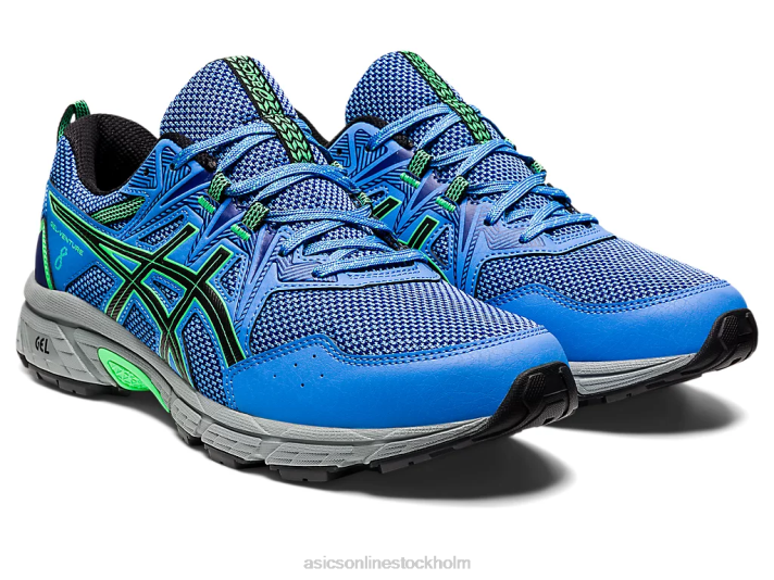 Asics gel-venture 8 män D6D0926 blå kust/nytt blad