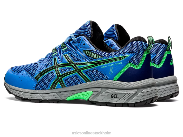 Asics gel-venture 8 män D6D0926 blå kust/nytt blad