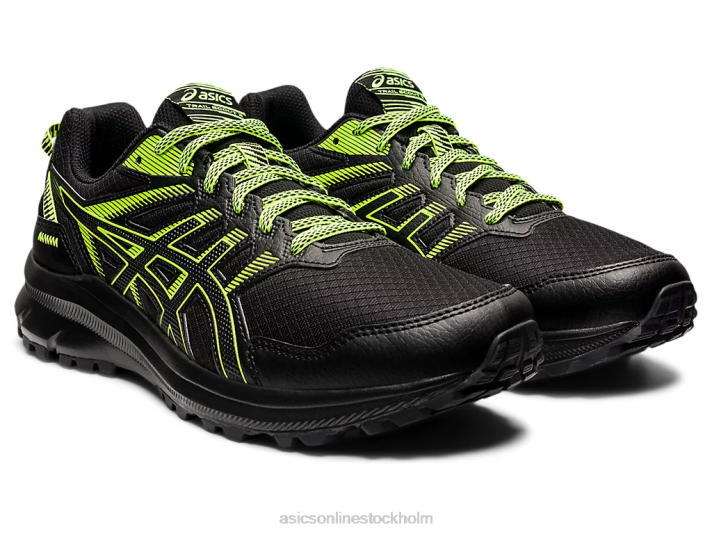 Asics spårscout 2 män D6D01535 svart/farlig grön