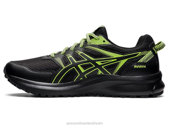 Asics spårscout 2 män D6D01535 svart/farlig grön