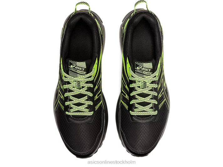 Asics spårscout 2 män D6D01535 svart/farlig grön