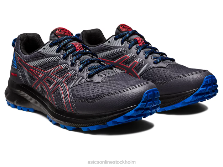 Asics spårscout 2 män D6D0390 bärare grå/elektrisk röd